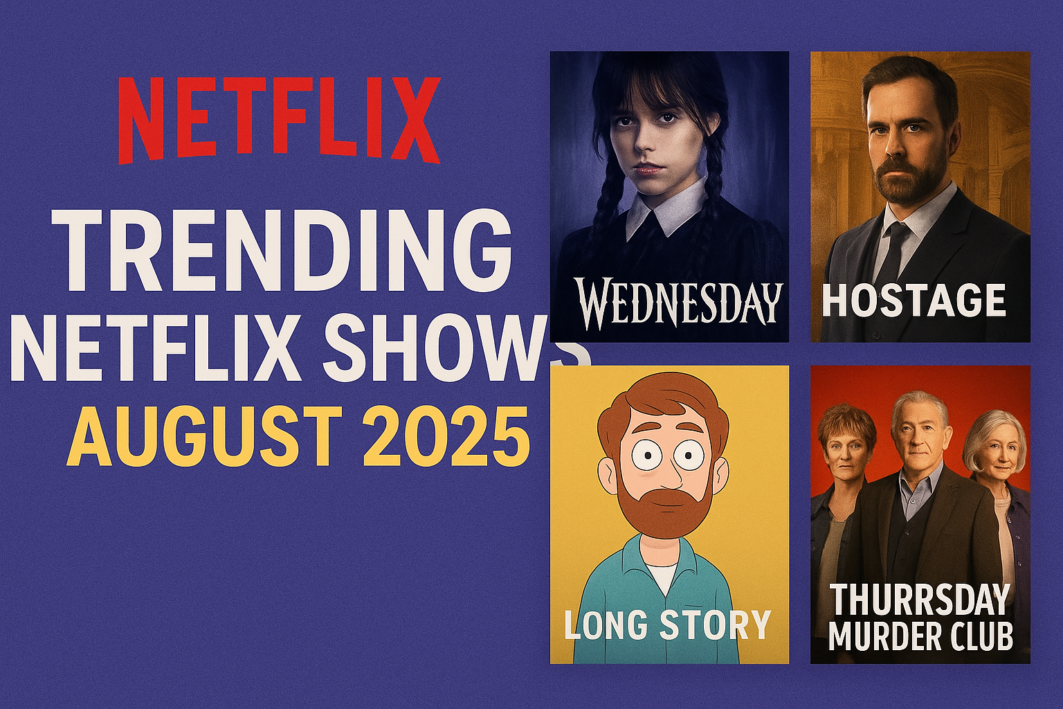 Top Trending Netflix Shows in August 2025 You Can’t Miss