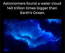 Largest Water Cloud in Space Discovered in August 2025