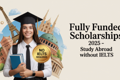 Fully Funded Scholarships Without IELTS 2025: